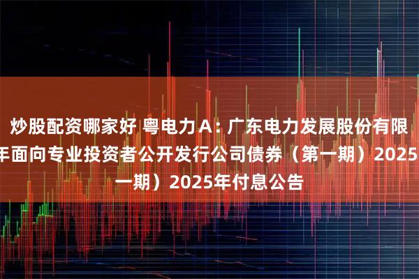 炒股配资哪家好 粤电力Ａ: 广东电力发展股份有限公司2021年面向专业投资者公开发行公司债券（第一期）2025年付息公告