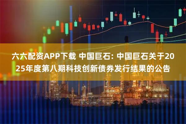 六六配资APP下载 中国巨石: 中国巨石关于2025年度第八期科技创新债券发行结果的公告